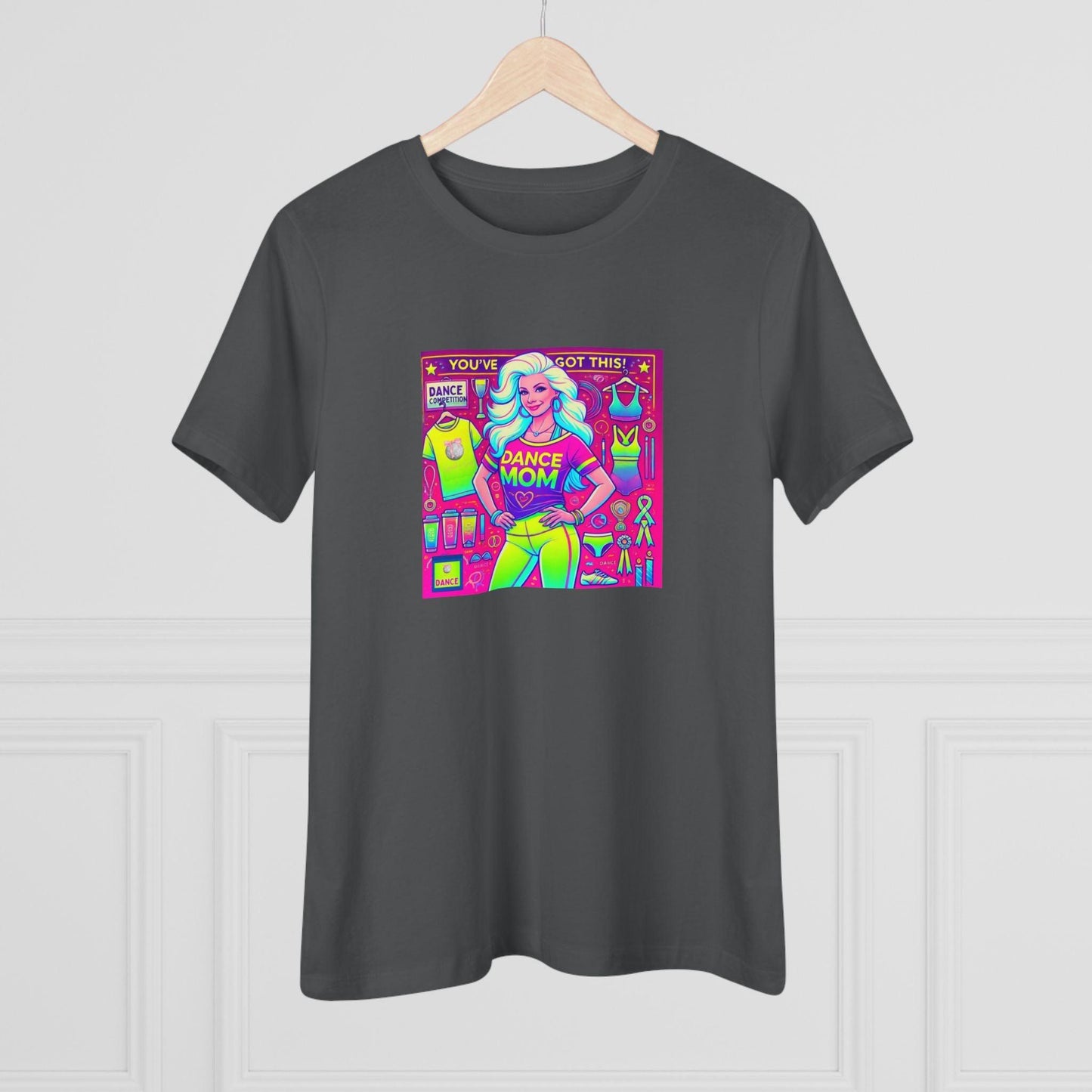 Dance Mom Magic (White Hair) - A Colorful Celebration 🌈 - Women's Softstyle Tee - Whippie's