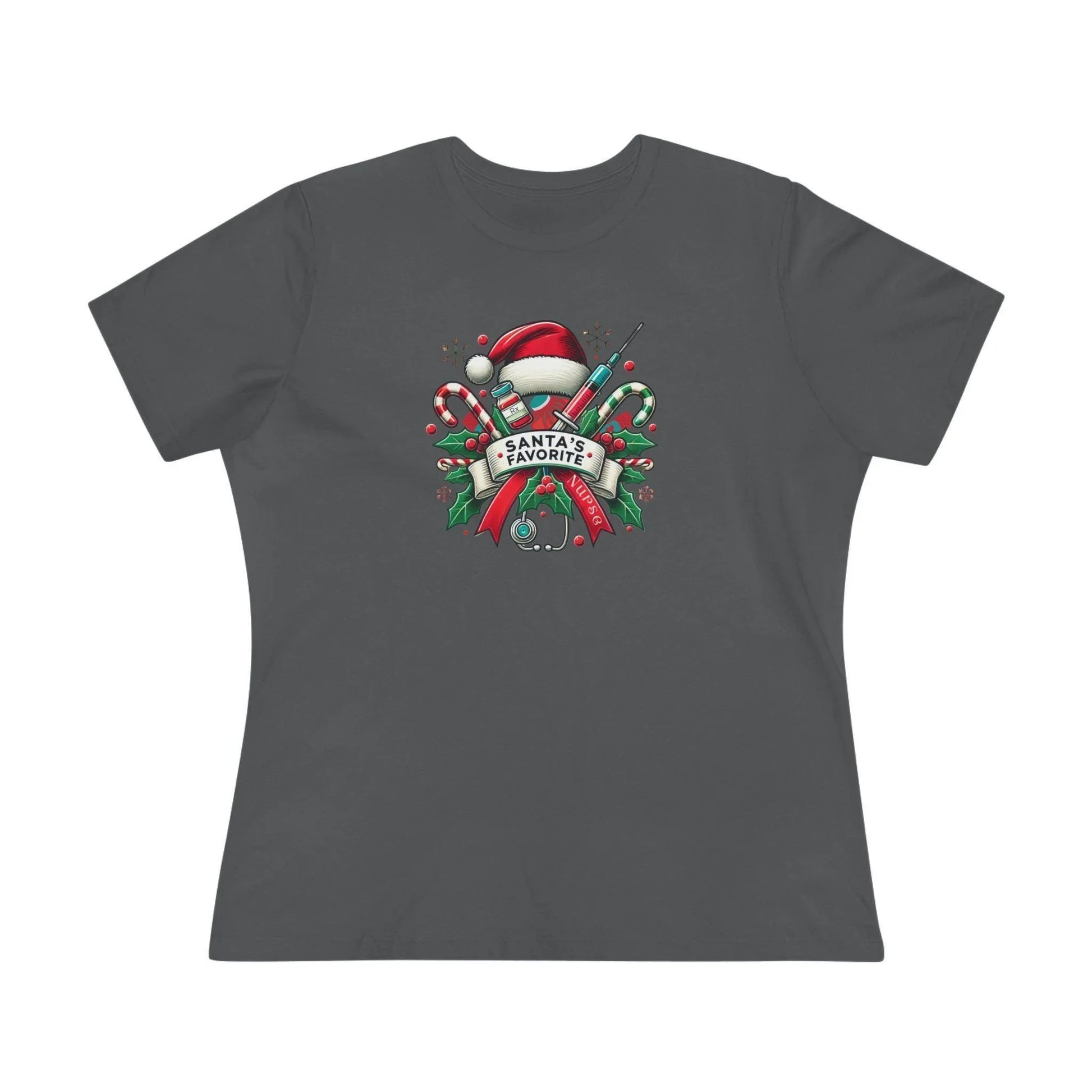 Santa's Favorite Nurse - Women's Softstyle Tee - Whippie's