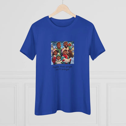 Family that sings, joy in brings! - Women's Softstyle Tee - Whippie's