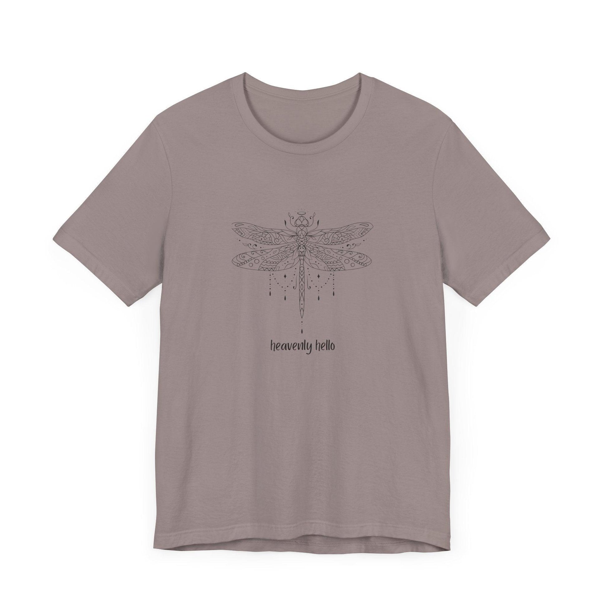 Heavenly Hello Unisex Jersey Tee - 🕊️ Carry a Piece of Heaven Close to Your Heart 🕊️ - Whippie's
