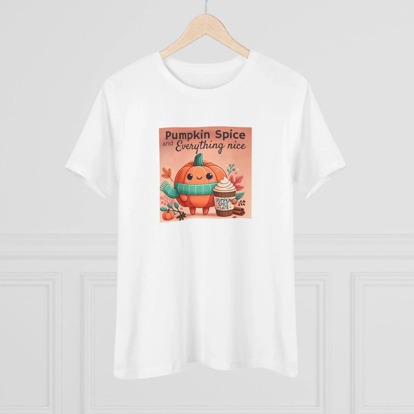 Cute Pumpkin: Pumpkin Spice and Everything Nice - Women's Softstyle Tee - Whippie's