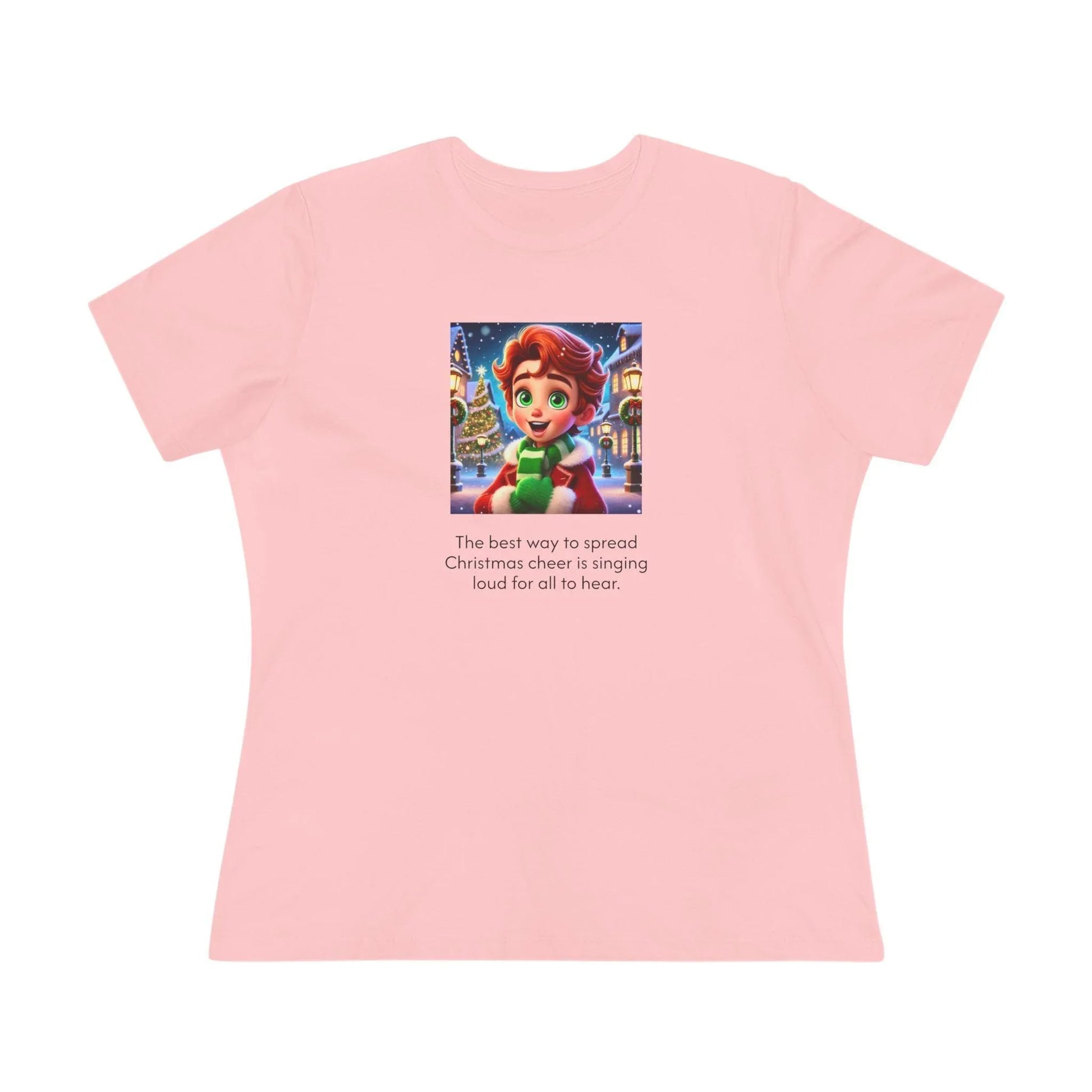 Caroler - Christmas Cheer - RH Boy - Women's Tee - Whippie's
