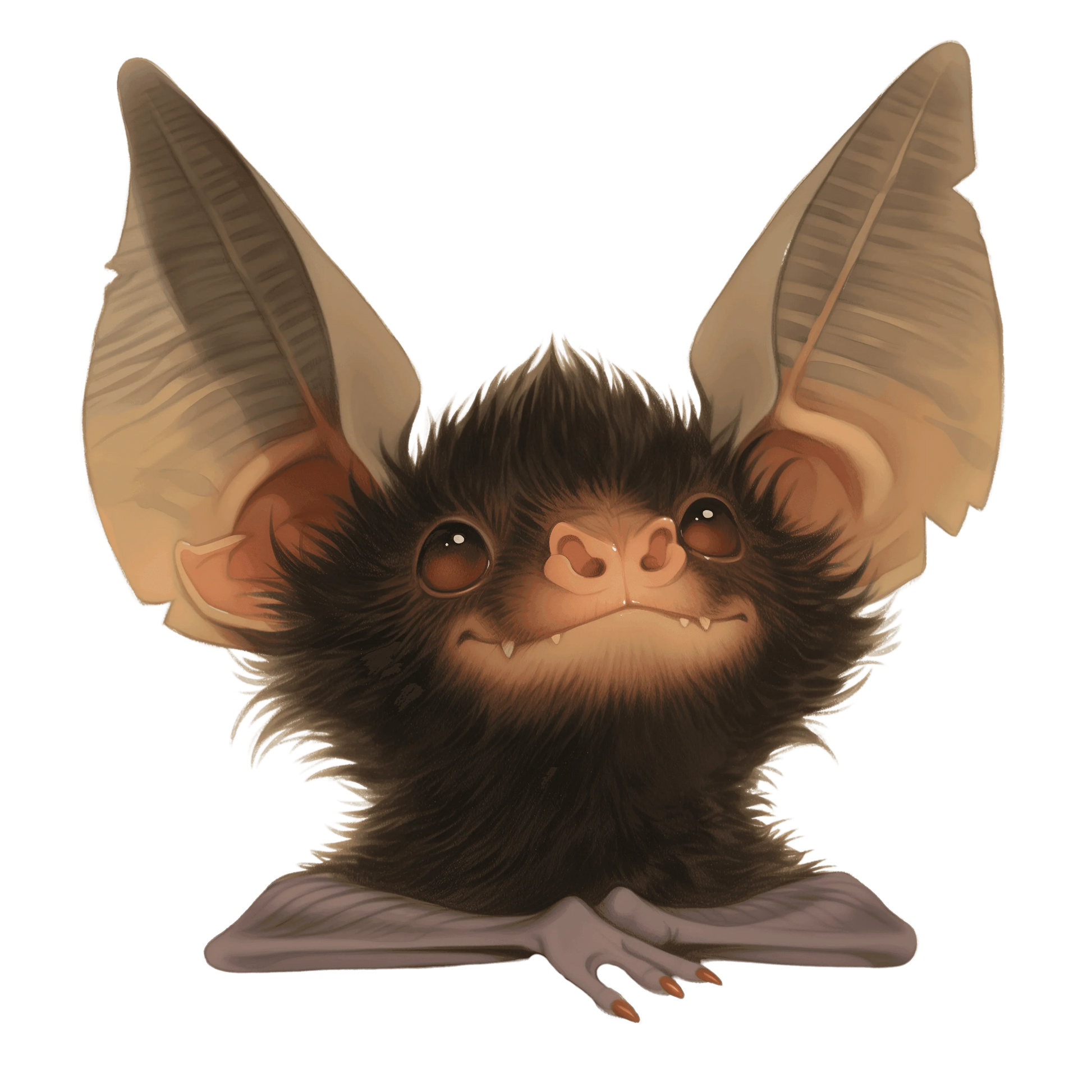 Spooky Cute Bat V-neck Tee - Whippie's