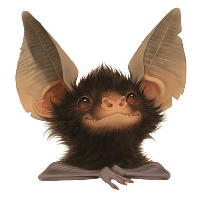 Spooky Cute Bat V-neck Tee - Whippie's