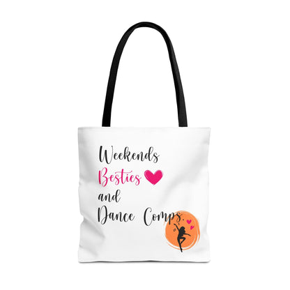 Weekends, Besties, & Dance Comps Tote Bag - 👯‍♀️💖 Carry Your Dance Crew Essentials in Style! 💖👯‍♀️ - Whippie's
