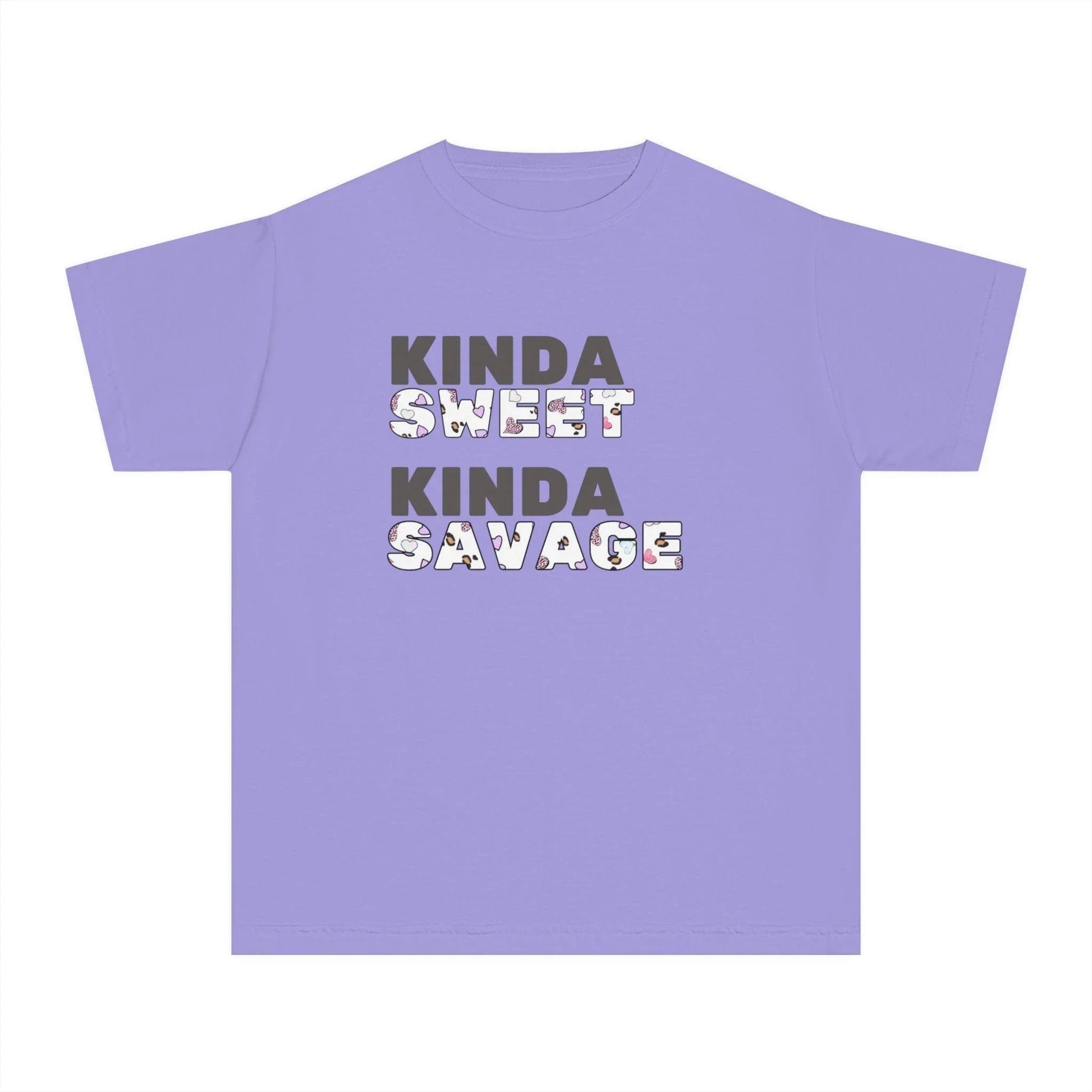✨ Kinda SWEET Kinda SAVAGE 😎 Youth Midweight Tee 💖 - Whippie's