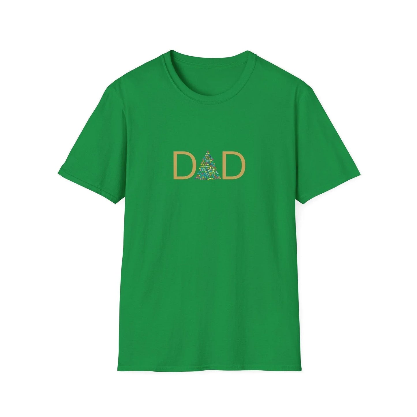 DAD 🎄 - Golden Christmas Dad! ✨🎁- Mens Softstyle T-shirt - Whippie's
