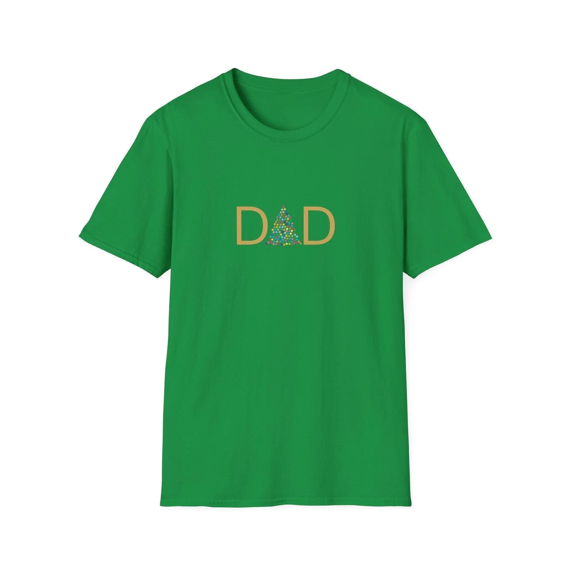 DAD 🎄 - Golden Christmas Dad! ✨🎁- Mens Softstyle T-shirt - Whippie's