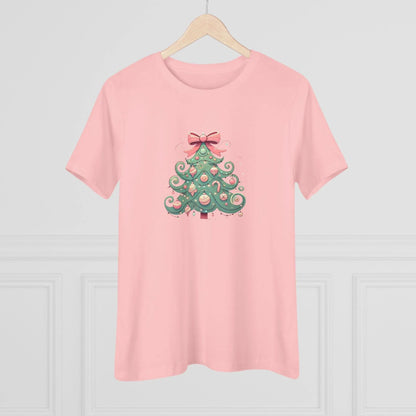 🎄💖 Pastel Dream Christmas Tree ✨🎀 - Women's Softstyle Tee - Whippie's