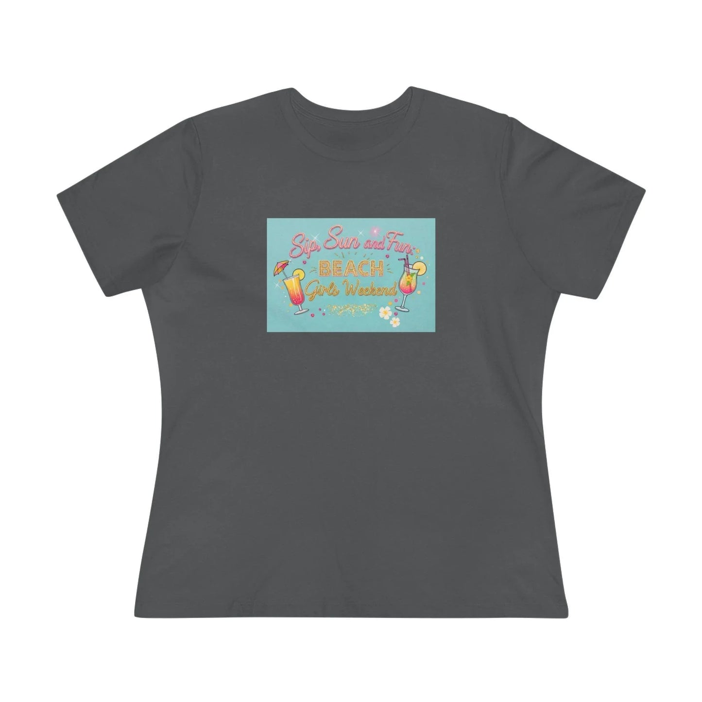 Sun, Sips, and Fun Beach Girls' Weekend - Women's Softstyle Tee - Whippie's