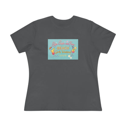 Sun, Sips, and Fun Beach Girls' Weekend - Women's Softstyle Tee - Whippie's