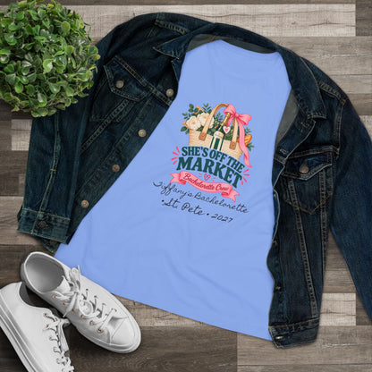 Personalized She’s Off the Market Shirt | Bachelorette Crew Tee