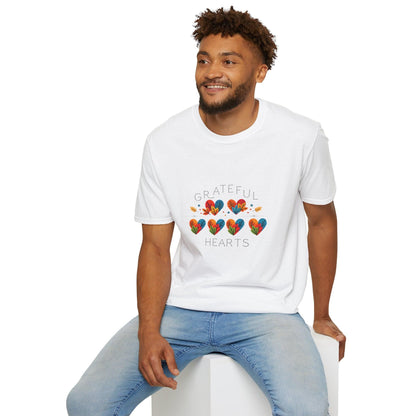 Grateful Hearts - A Family Affair 🧡💛❤️ - Six Hearts - Unisex T-Shirt - Whippie's