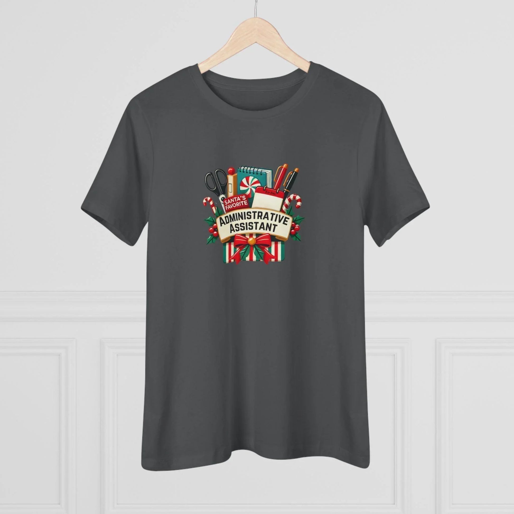 Santa's Favorite Administrative Assistant - Women's Softstyle Tee - Whippie's