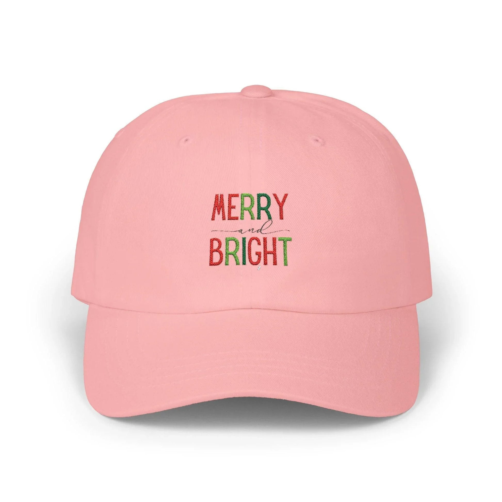 Merry and Bright - Embroidered Baseball Cap 🌈✨ - Whippie's