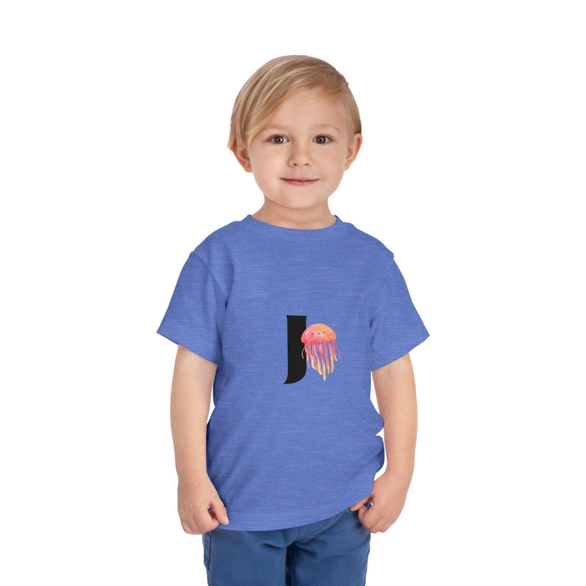 Alphabet Adventures: Letter J - Jellyfish Toddler T-shirt - Whippie's