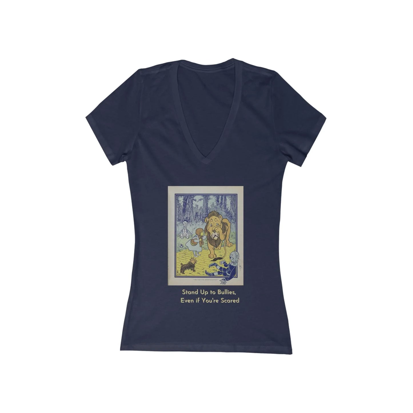 Wizard of Oz Tee - Stand Up to Bullies Women's Deep V-Neck Tee