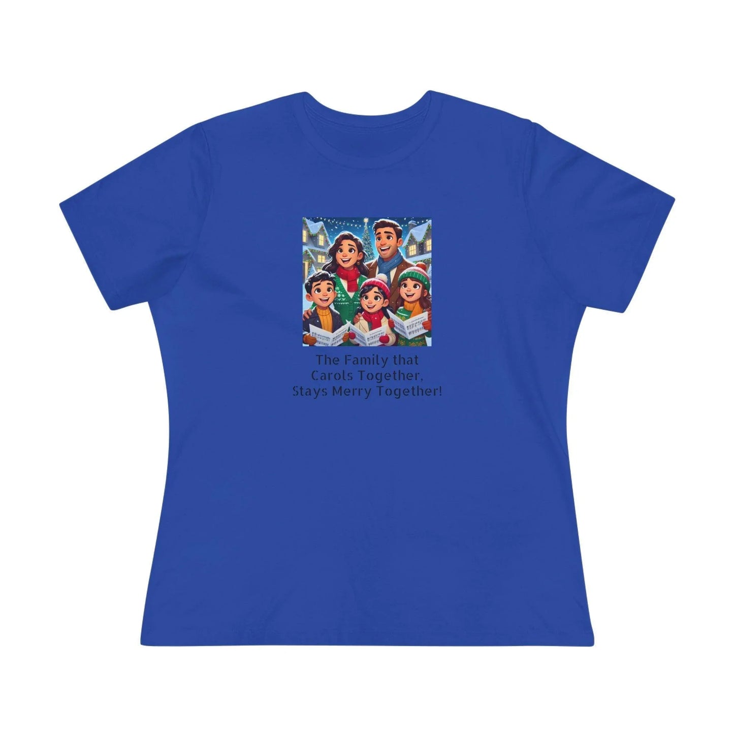The Family that Carols Together, Stays Merry Together! - Women's Softstyle Tee - Whippie's