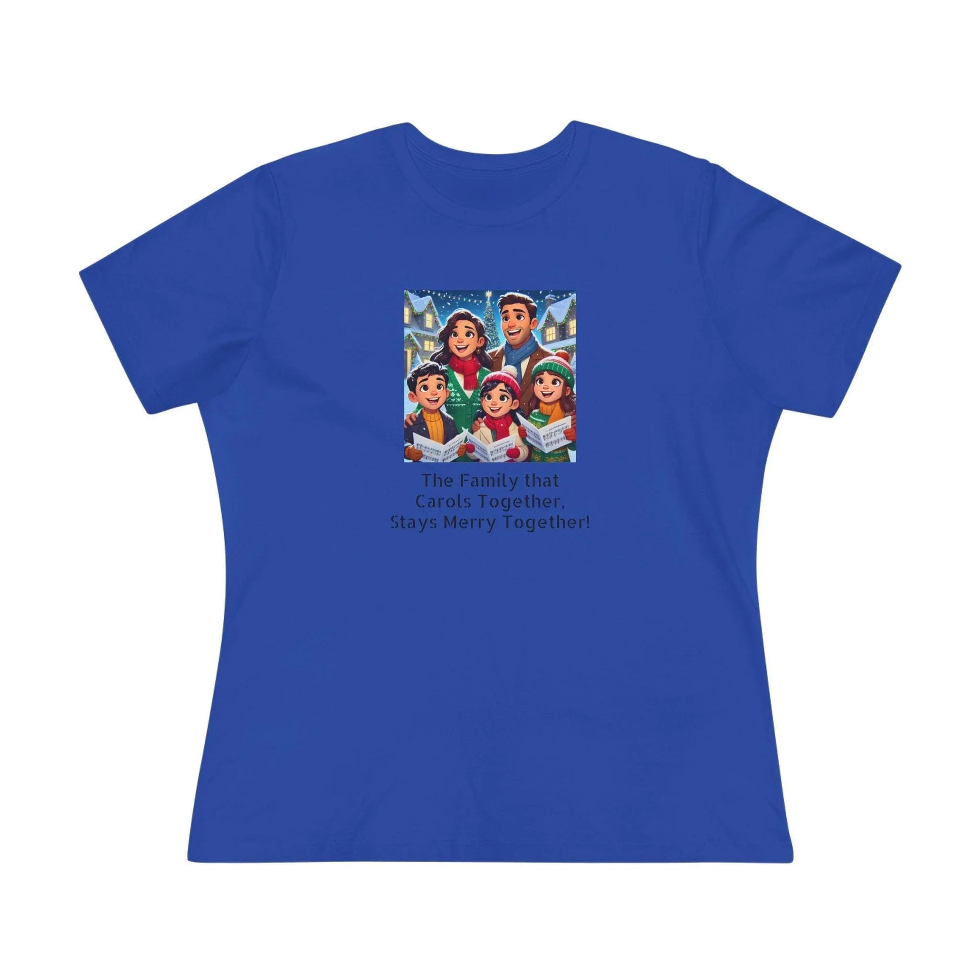 The Family that Carols Together, Stays Merry Together! - Women's Softstyle Tee - Whippie's