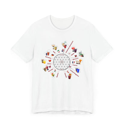 Drinking Around the World Check-Off Unisex Tee - Whippie's
