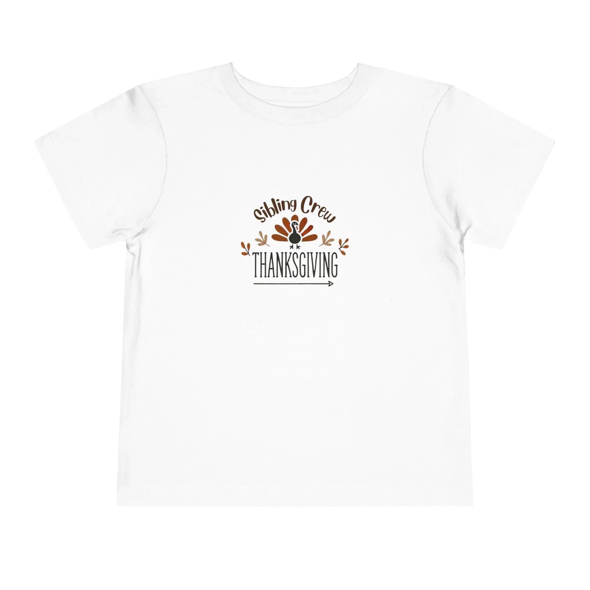 Thanksgiving Sibling Crew - Toddler Short Sleeve Tee - Whippie's