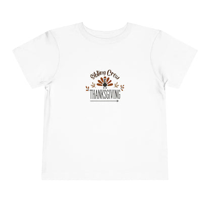 Thanksgiving Sibling Crew - Toddler Short Sleeve Tee - Whippie's