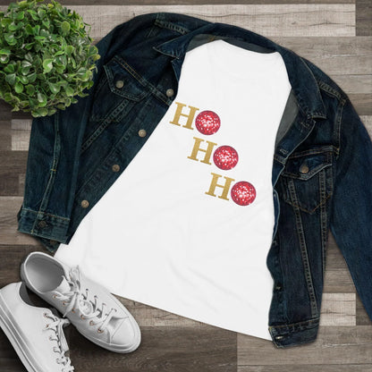 Ho Ho Ho ✨ Women's Softstyle Tee (with Disco Ball O's!) - Whippie's