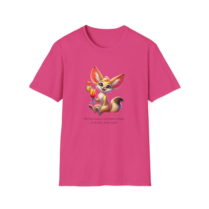Fennec Fox Cocktail - Cheers to Good Times and Smiles! Unisex T-shirt