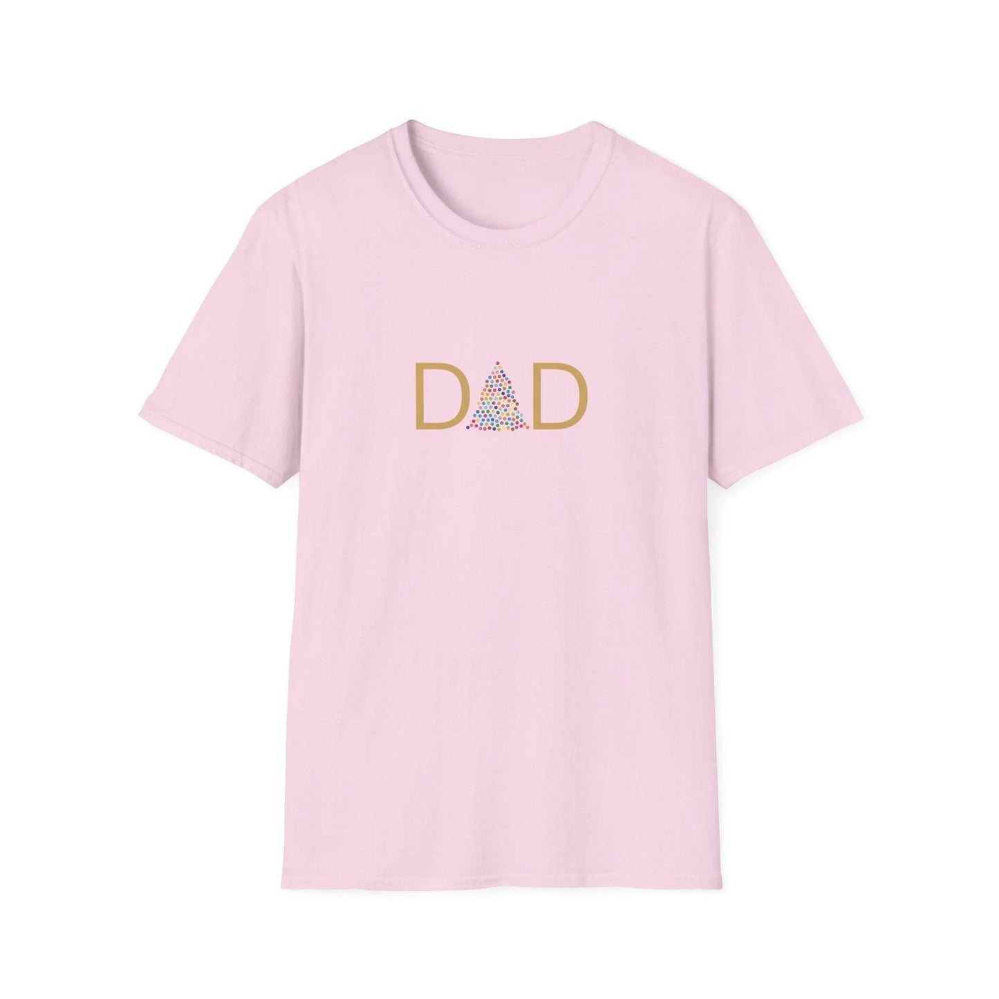 DAD 🎄 - Golden Christmas Dad! ✨🎁- Mens Softstyle T-shirt - Whippie's