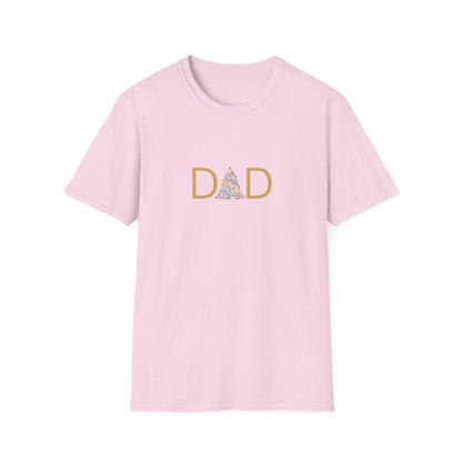 DAD 🎄 - Golden Christmas Dad! ✨🎁- Mens Softstyle T-shirt - Whippie's