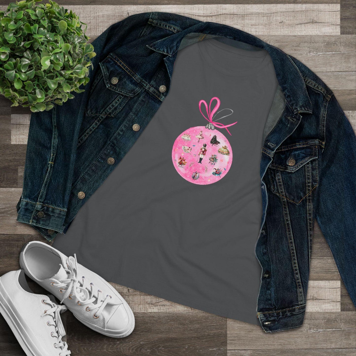 Nutcracker Ornament - A Whimsical Winter Wonderland! 🎄✨ Women's Softstyle Tee - Whippie's