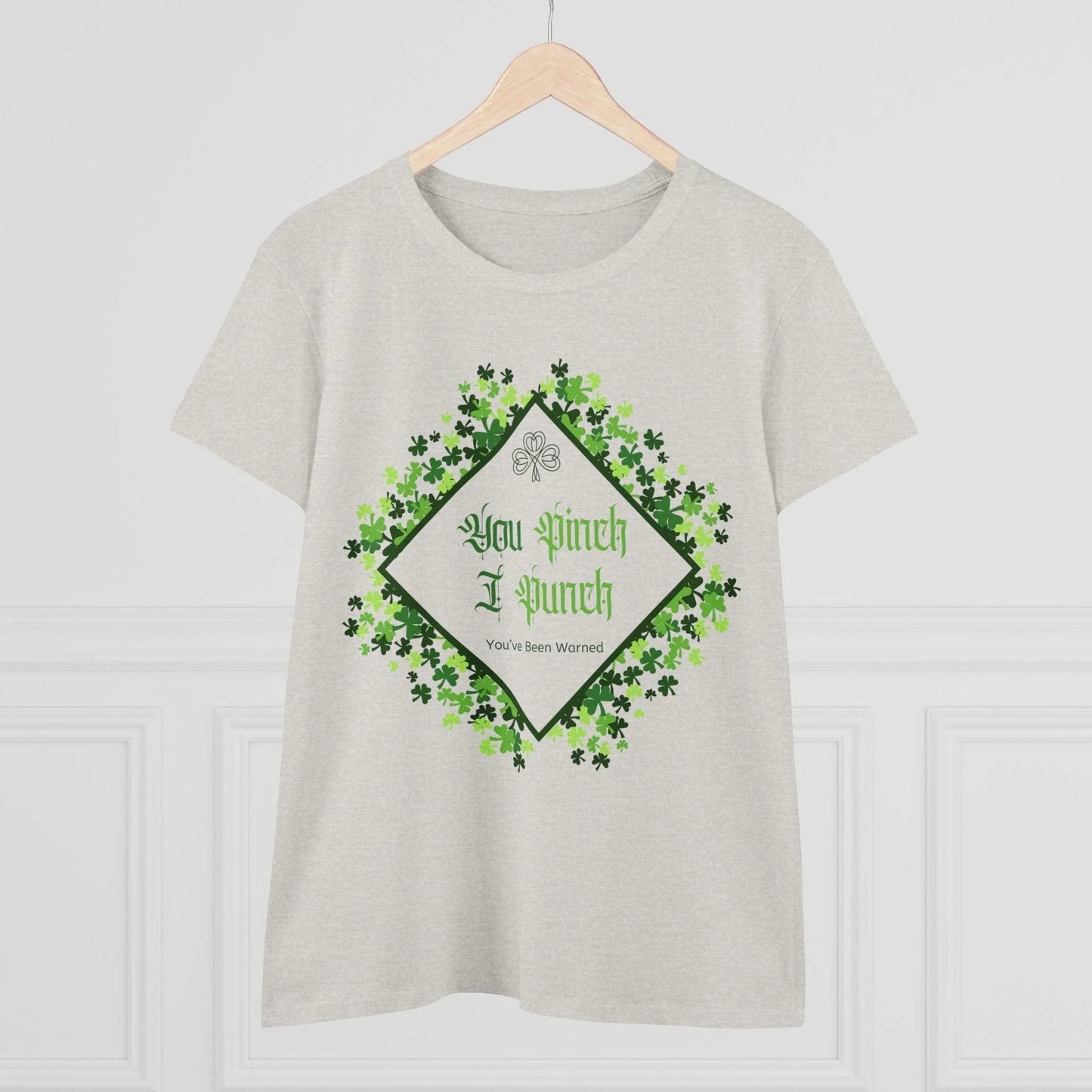 🍀 You Pinch I Punch 🍀 Women's Tee ☘️ A touch of Irish luck! - Whippie's
