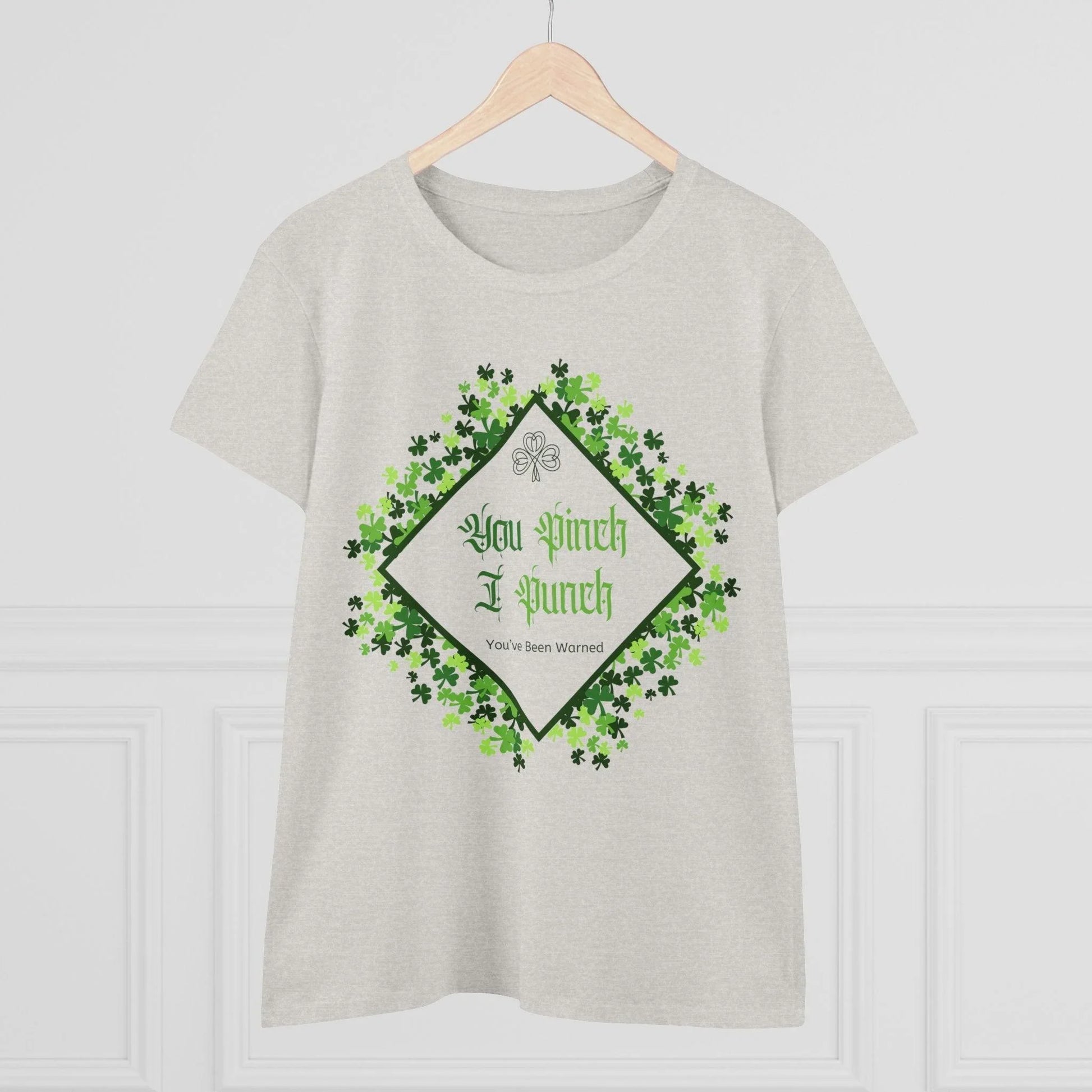 🍀 You Pinch I Punch 🍀 Women's Tee ☘️ A touch of Irish luck! - Whippie's