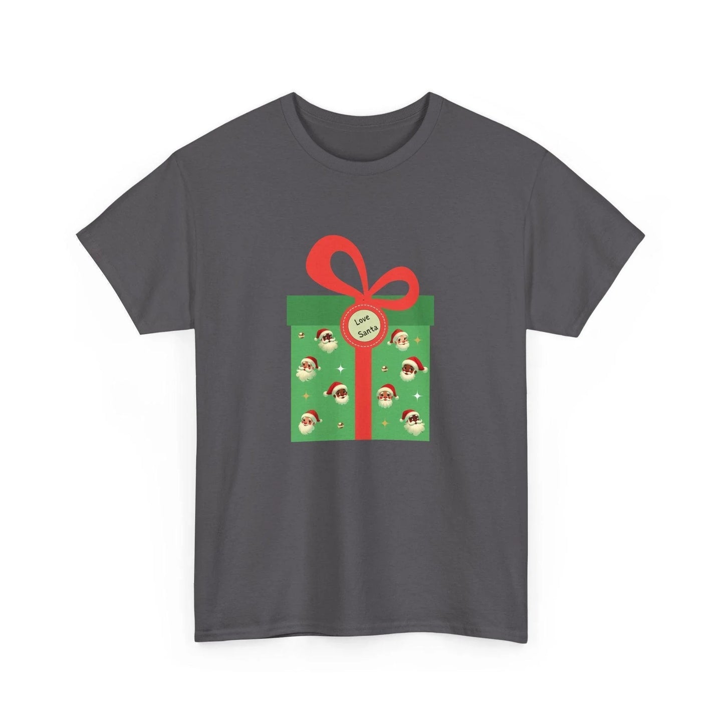 Love Santa Present 🎅 Unisex Heavy Cotton™ Tee! - Whippie's