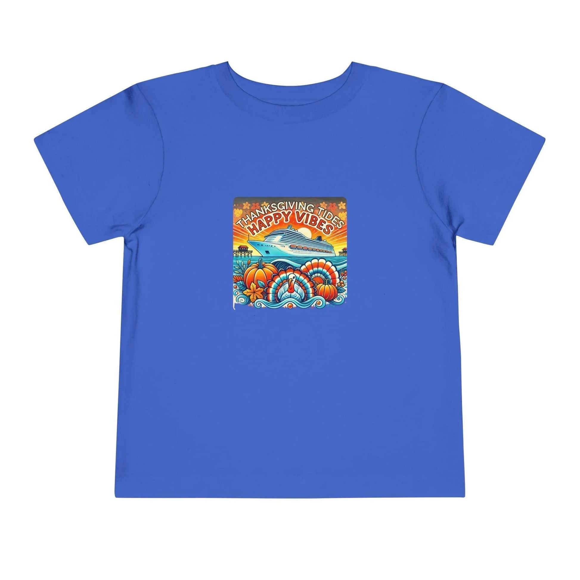 Thanksgiving Tides, Happy Vibes - Toddler Tee - Whippie's