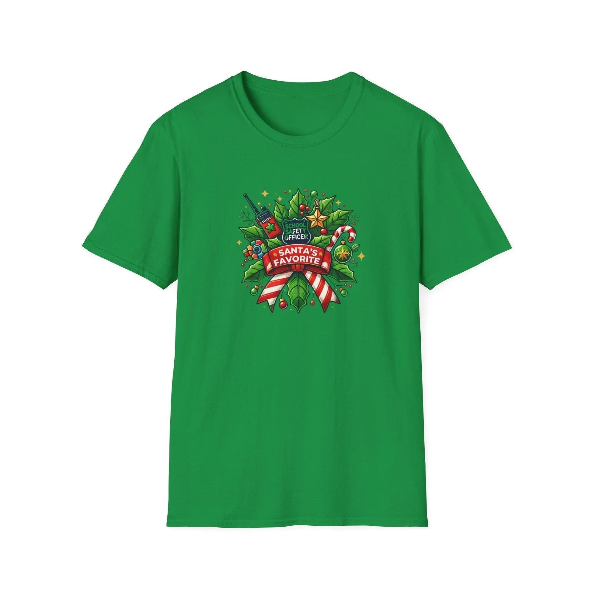 Santa's Favorite School Safety Officer Unisex Tee 🚨🎅 - Whippie's