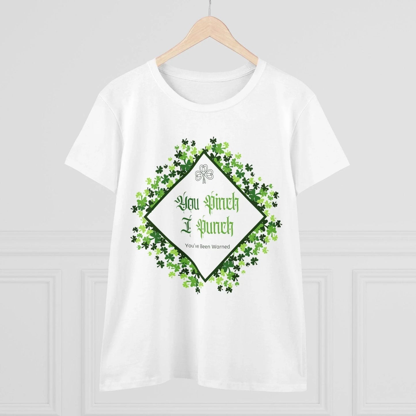 🍀 You Pinch I Punch 🍀 Women's Tee ☘️ A touch of Irish luck! - Whippie's