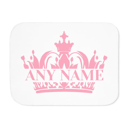 Crown Sherpa Blanket - 👑 Snuggle Up in Royal Comfort! 👑 Personalizable - Whippie's