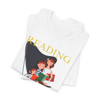 Reading Is Fun Retro Book Tshirt 1953