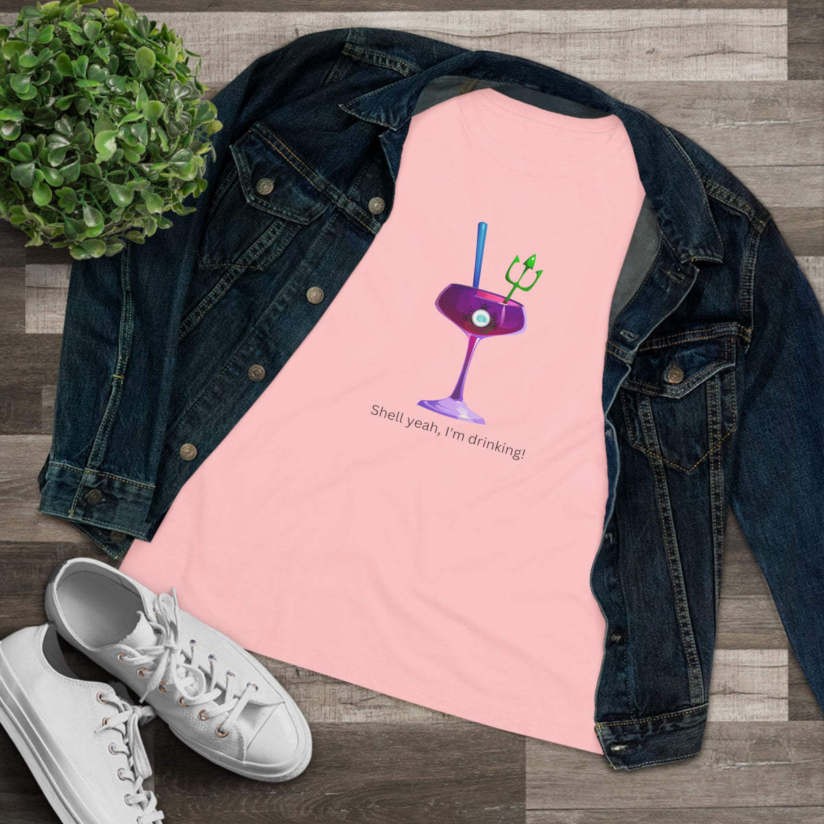 Mermaid Cocktail Shirt - Shell Yeah, I’m Drinking!