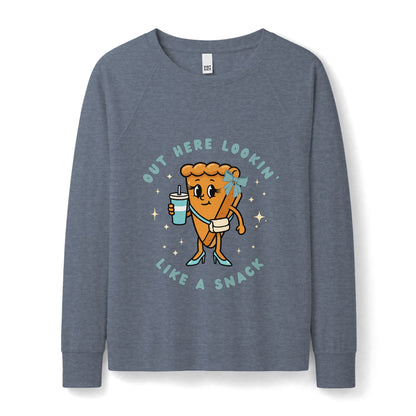 Pumpkin Pie Sweatshirt | Out Here Lookin’ Like a Snack Women’s Fall Crewneck