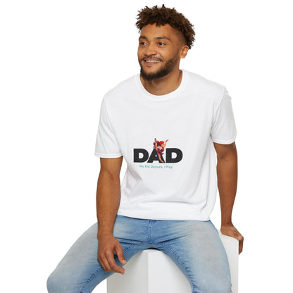 Dance Dad: Red Hair Ponytail Dancer T-Shirt - Whippie's