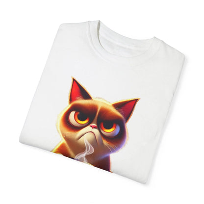 Adulting Again 😾☕ Unisex Garment-Dyed Tee 😹 - Whippie's