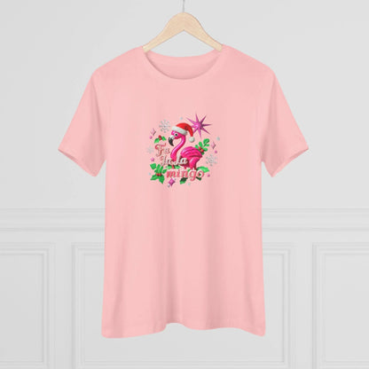 🦩🎅 Fa La La Mingo! ❄️🌟 - Women's Softstyle Tee - Whippie's