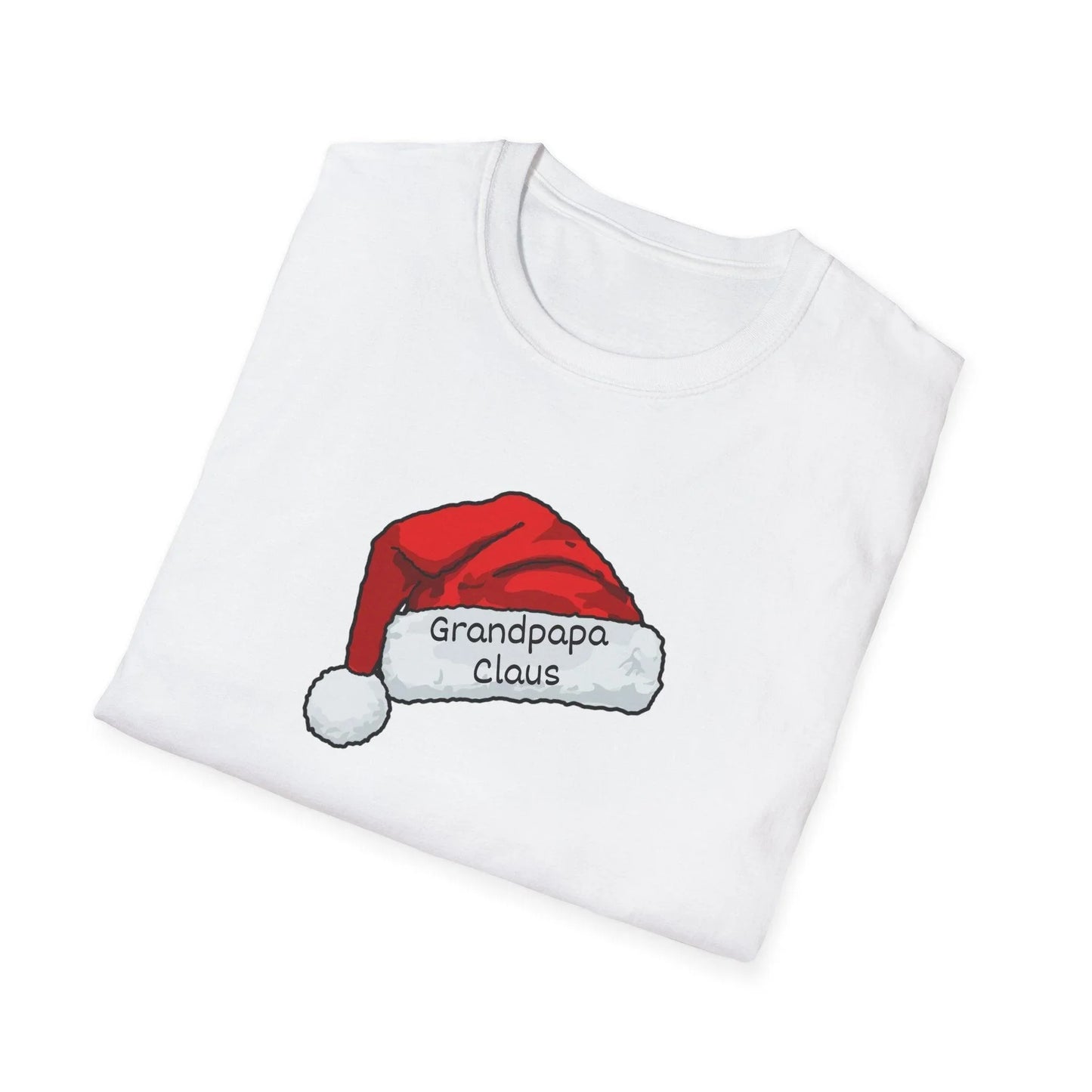 Grandpapa Claus: The Gift-Giving Legend 🎅🎁- Mens Softstyle T-shirt - Whippie's