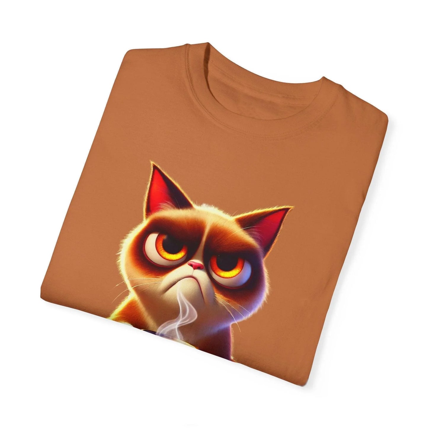 Adulting Again 😾☕ Unisex Garment-Dyed Tee 😹 - Whippie's