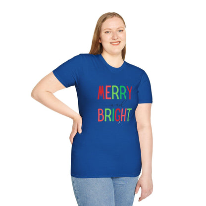 Merry and Bright Unisex Tee 🌈✨ - Whippie's