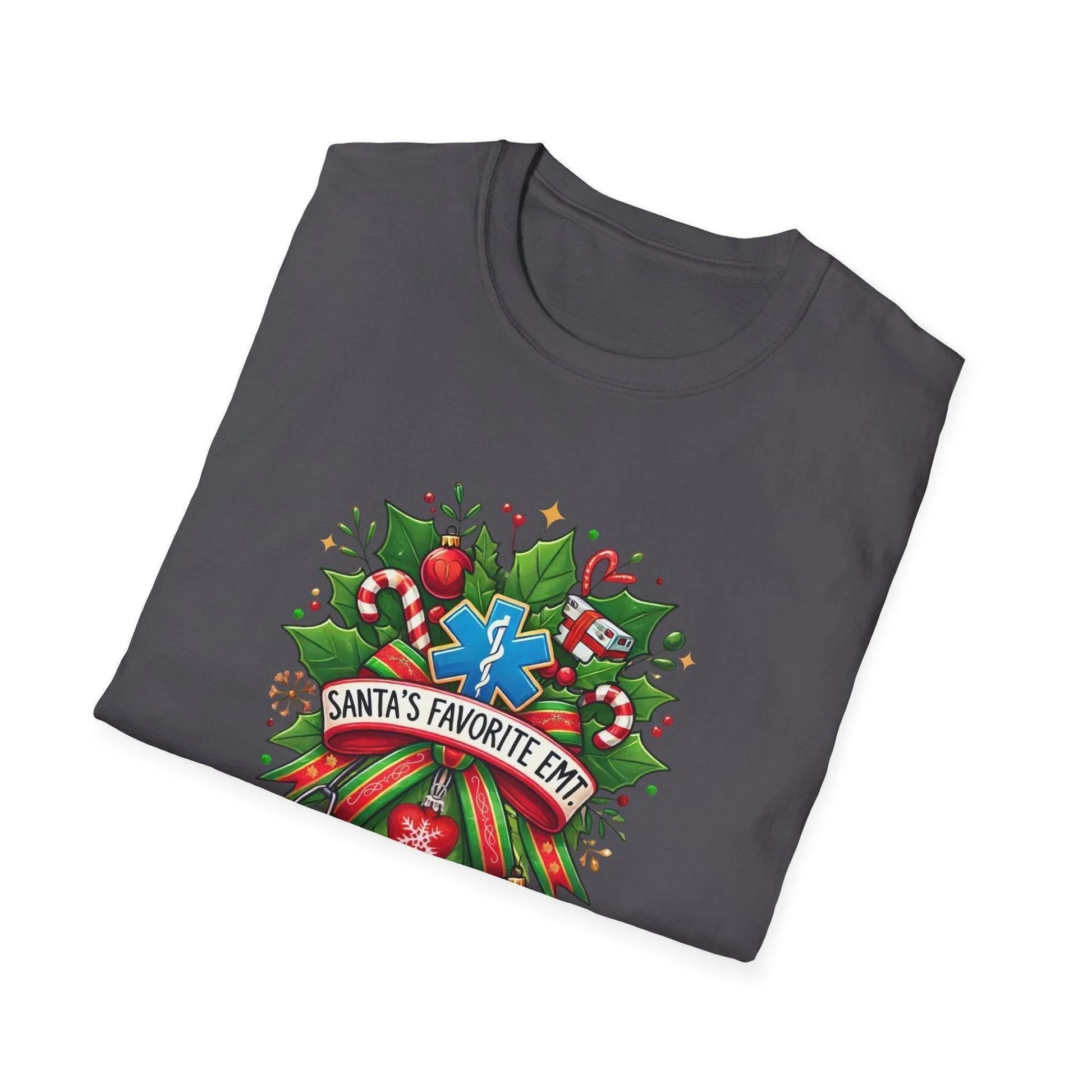 Santa's Favorite EMT Unisex Tee 🚑🎅 - Whippie's