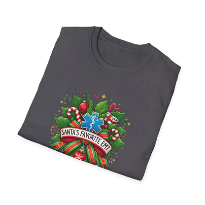Santa's Favorite EMT Unisex Tee 🚑🎅 - Whippie's