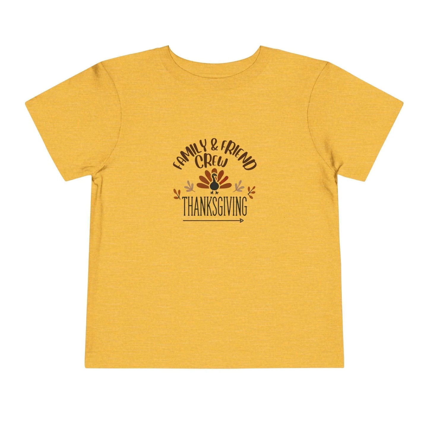 Thanksgiving Family & Friend Crew - Toddler Short Sleeve Tee - Whippie's